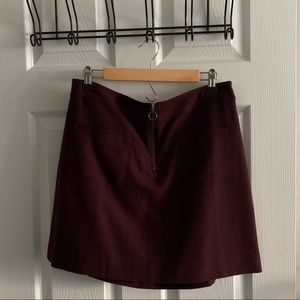 Madewell Burgundy Skirt🍂